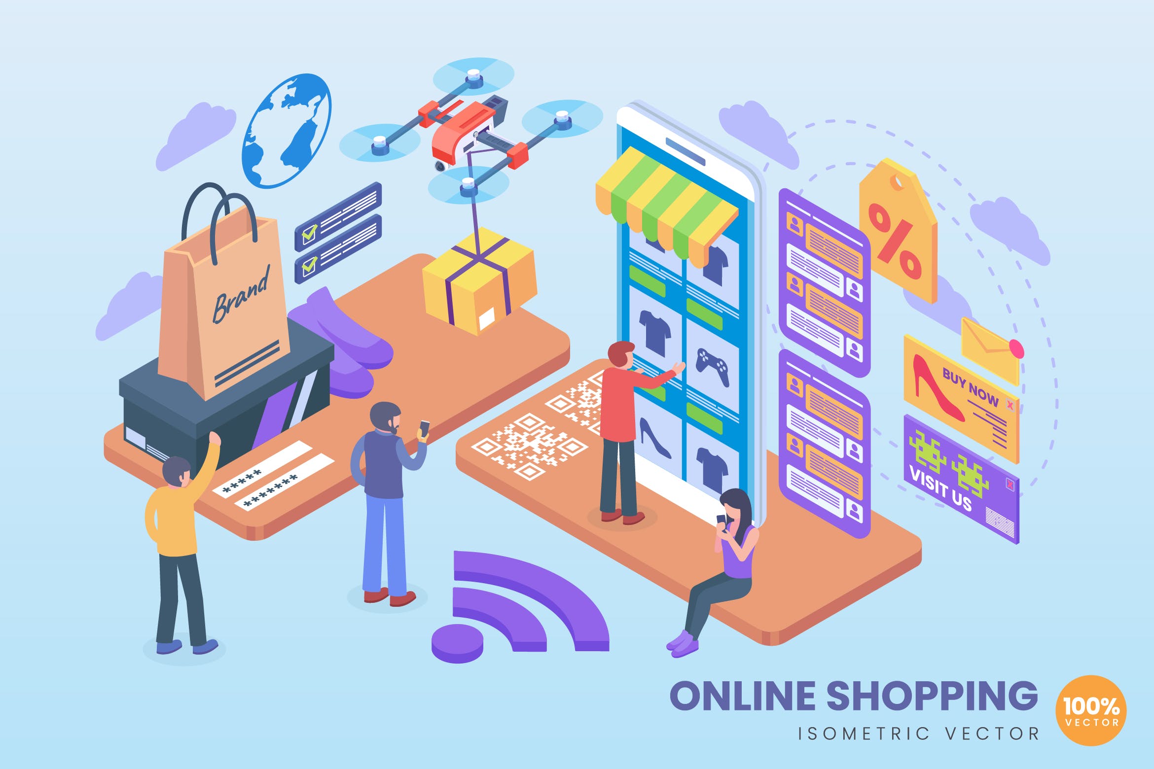 網(wǎng)上購物與電子商務 距離、螞蟻、素材與代理的精選概念解析